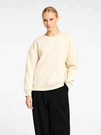 LANGE MOUWEN SWEATSHIRT, Birch, highres