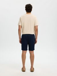 COTTON SLUB T-SHIRT, Oatmeal, highres