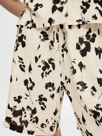 LÖS PASSFORM MED TRYCK SHORTS, Black, highres