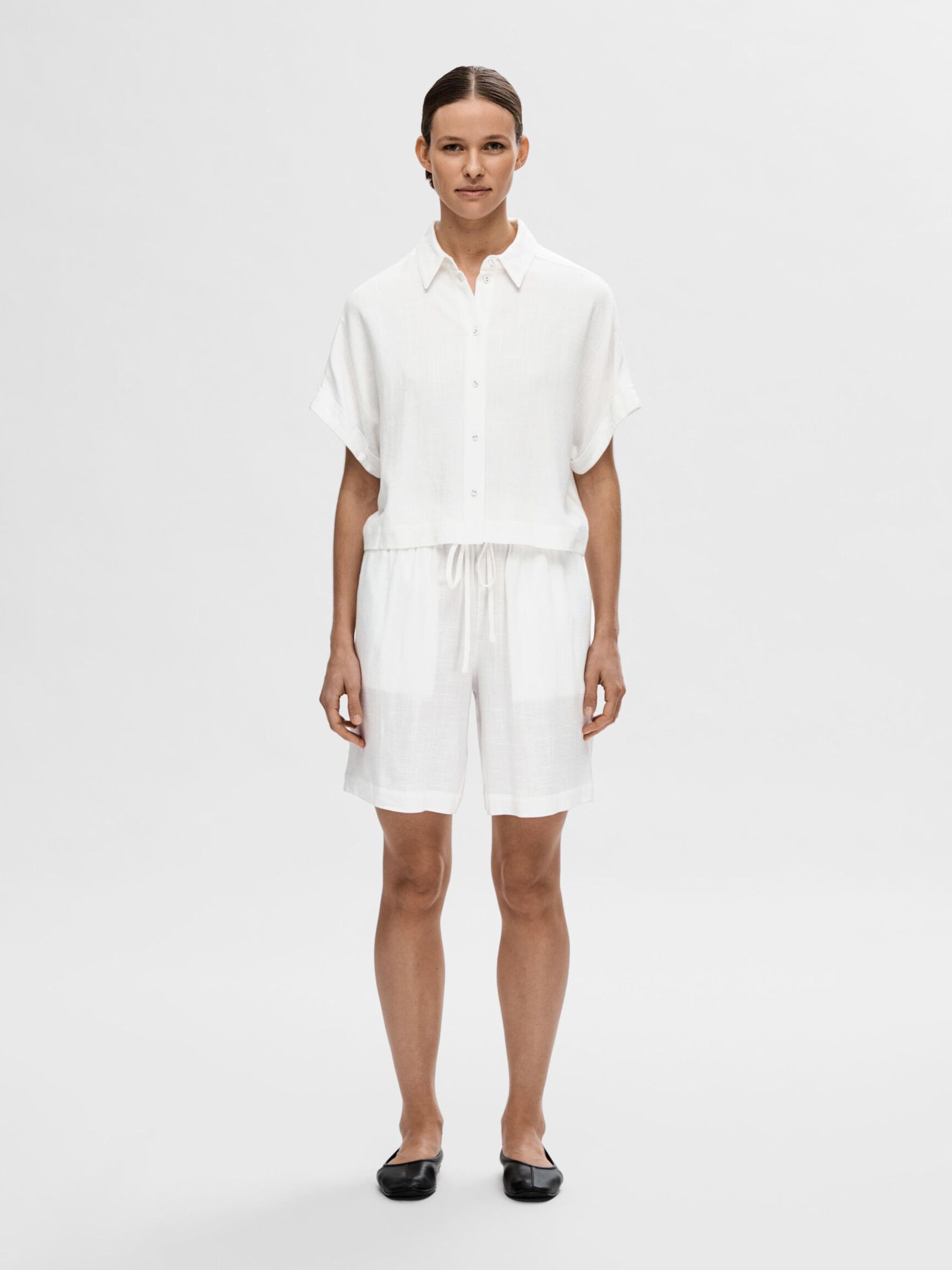 VISKOSEMIX SHORTS, Snow White, highres