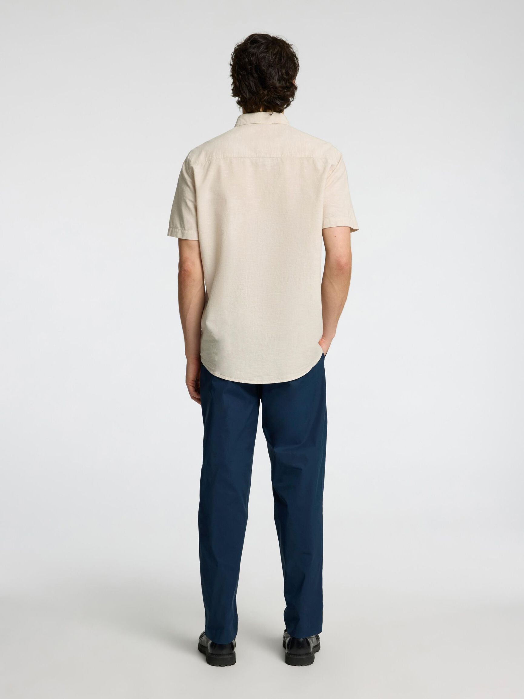 CLASSIC SHORT SLEEVED SHIRT, Pure Cashmere, highres
