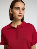 Selected SHORT SLEEVED KNITTED POLO SHIRT, Savvy Red, highres - 16099120_SavvyRed_006.jpg