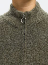 LAINE MÉLANGÉE CARDIGAN, Kalamata, highres