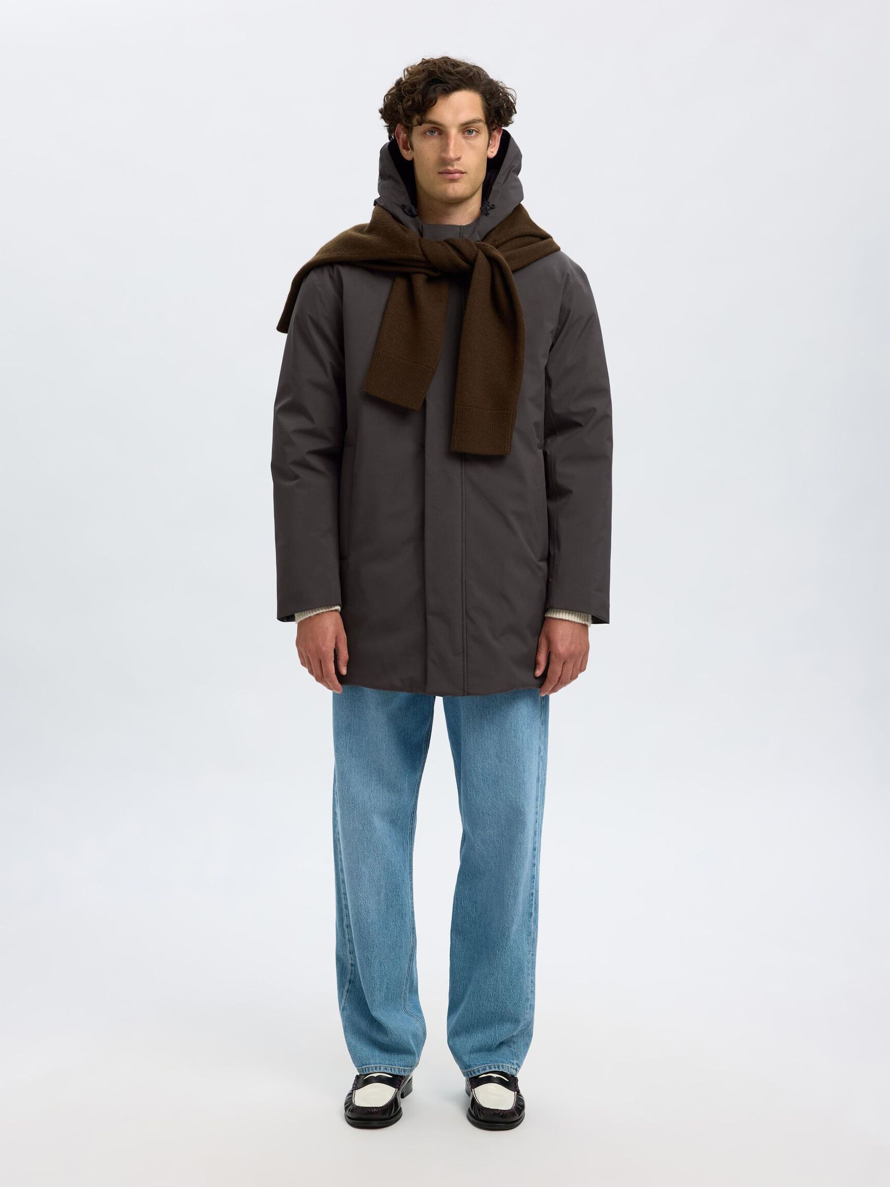 TECHNICAL PARKA COAT, Kambaba, highres