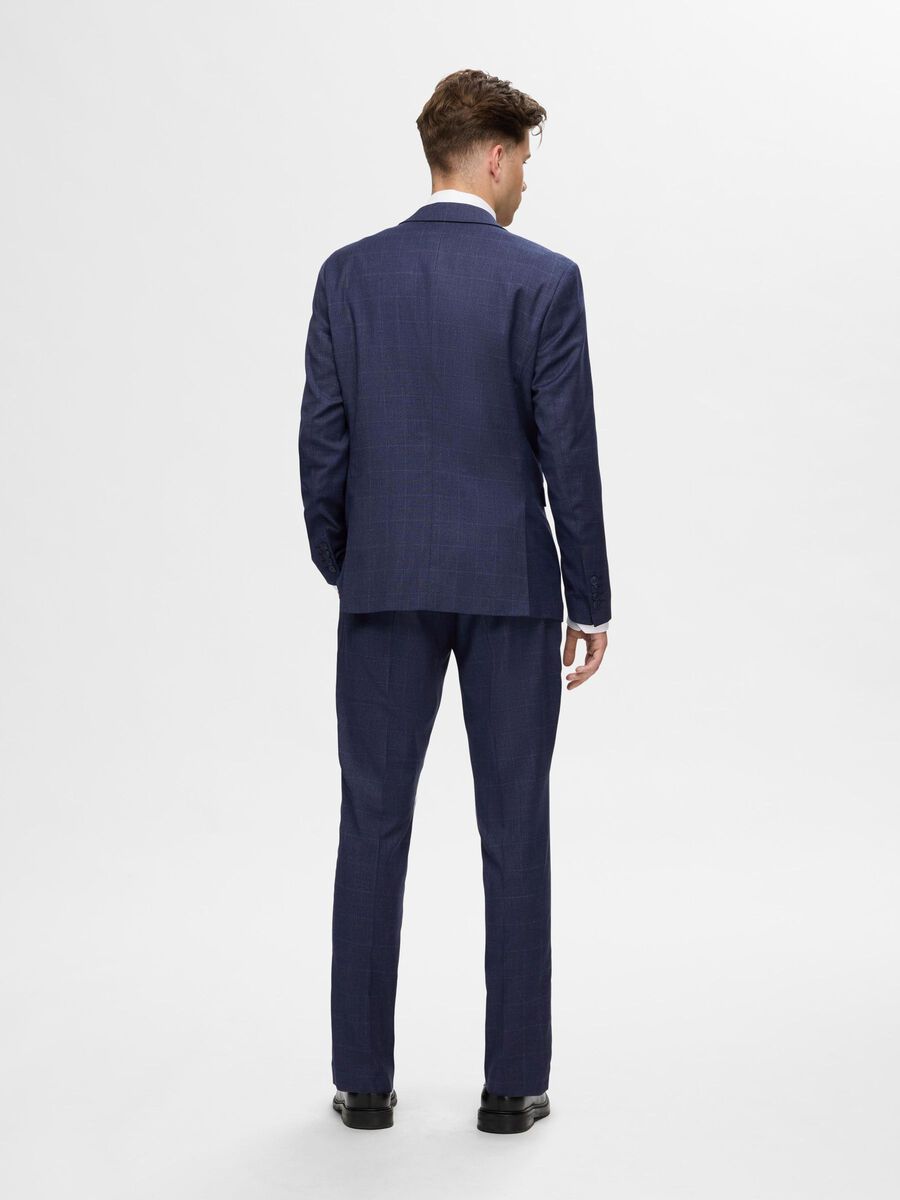 Selected CHECKED SLIM FIT BLAZER, Dark Blue, highres - 16094327_DarkBlue_1115780_004.jpg