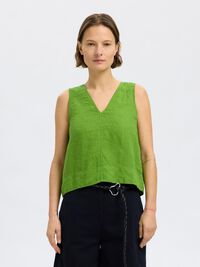100% LINEN REVERSIBLE TOP, Spindle Tree, highres