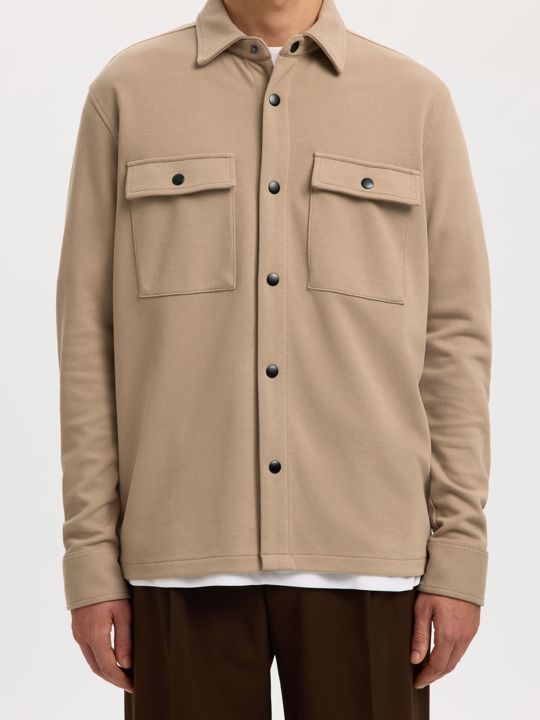 CLASSIC OVERSHIRT, Savannah Tan, highres