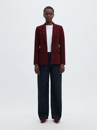 CLASSIC FIT BLAZER, Tawny Port, highres