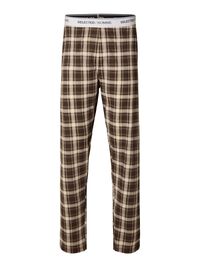 SHORT-SLEEVED LOUNGEWEAR SET, Coffee Bean, highres