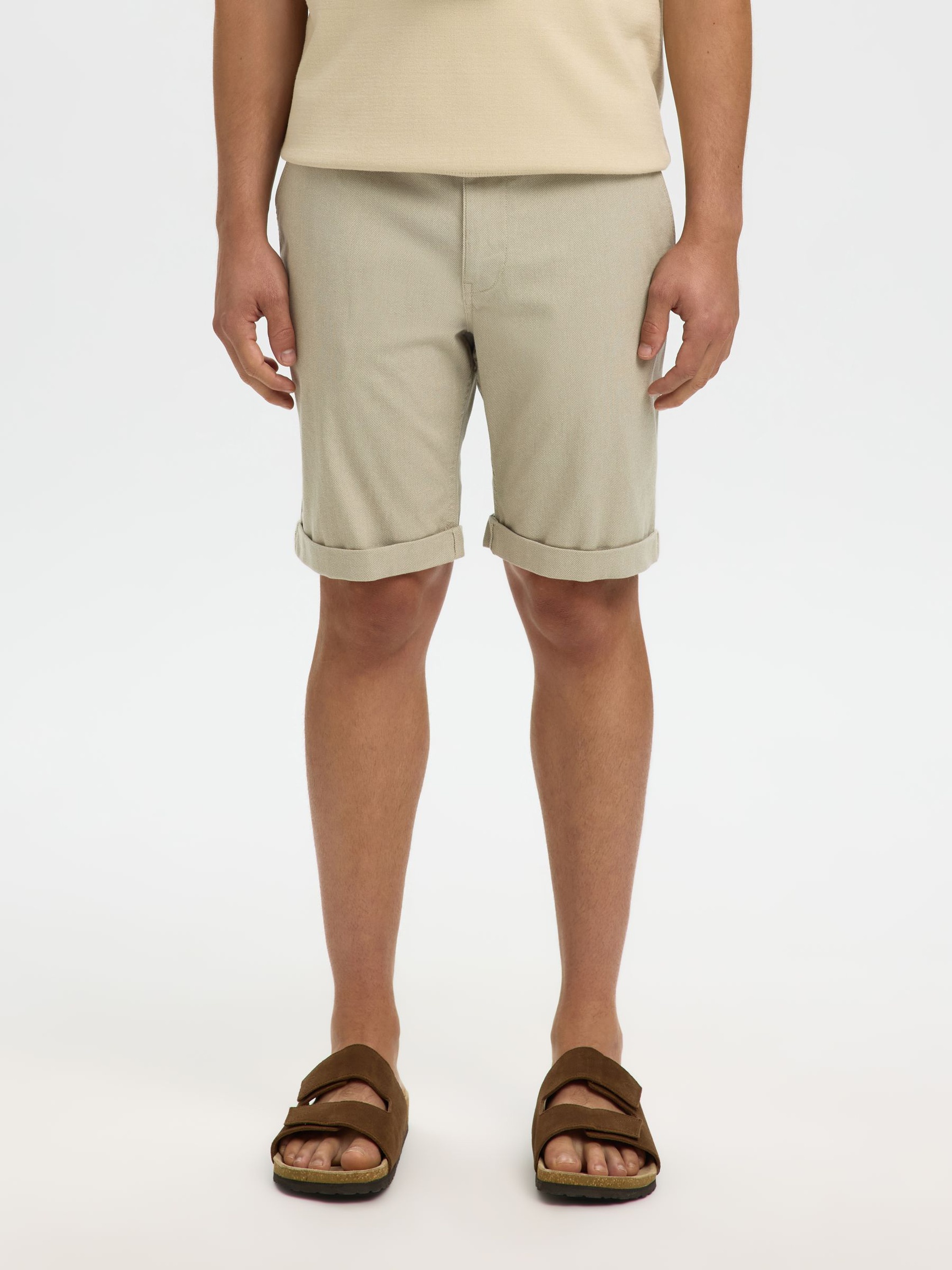 BOMULL FLEX SHORTS, Vetiver, highres