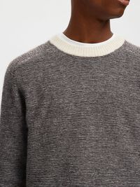 LANGÄRMELIGER STRICKPULLOVER, Demitasse, highres