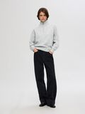 Selected WOOL BLEND  HALF-ZIP JUMPER, Light Grey Melange, highres - 16094744_LightGreyMelange_005.jpg