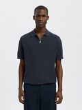 Selected ZIP UP POLO SHIRT, Sky Captain, highres - 16096388_SkyCaptain_008.jpg