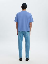LOOSE FIT T-SHIRT, Blue Bonnet, highres