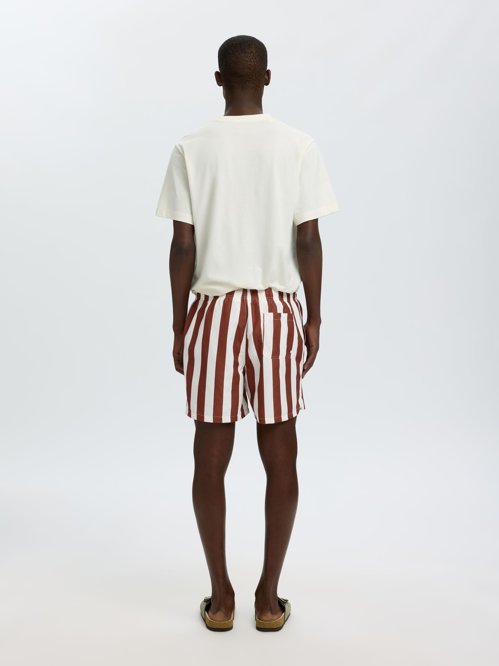 PRINT BADESHORTS, Burnt Henna, highres