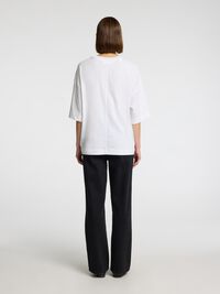 T-SHIRT OVERSIZE, Bright White, highres