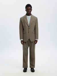 WOLLMIX PULLOVER MIT RUNDHALSAUSSCHNITT, Cashmere Blue, highres