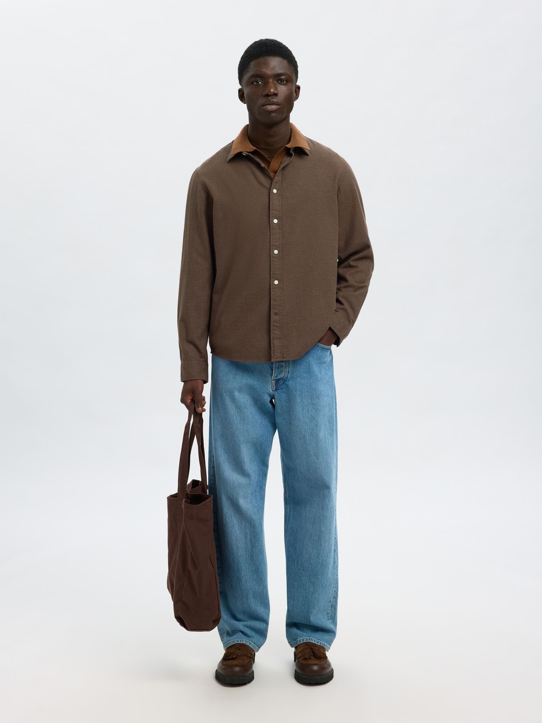 REGULAR FIT SHIRT, Demitasse, highres