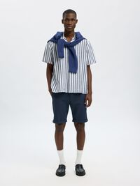 COTON FLEX SHORT, Dark Sapphire, highres