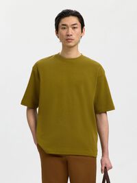 LOOSE FIT T-SHIRT, Fir Green, highres