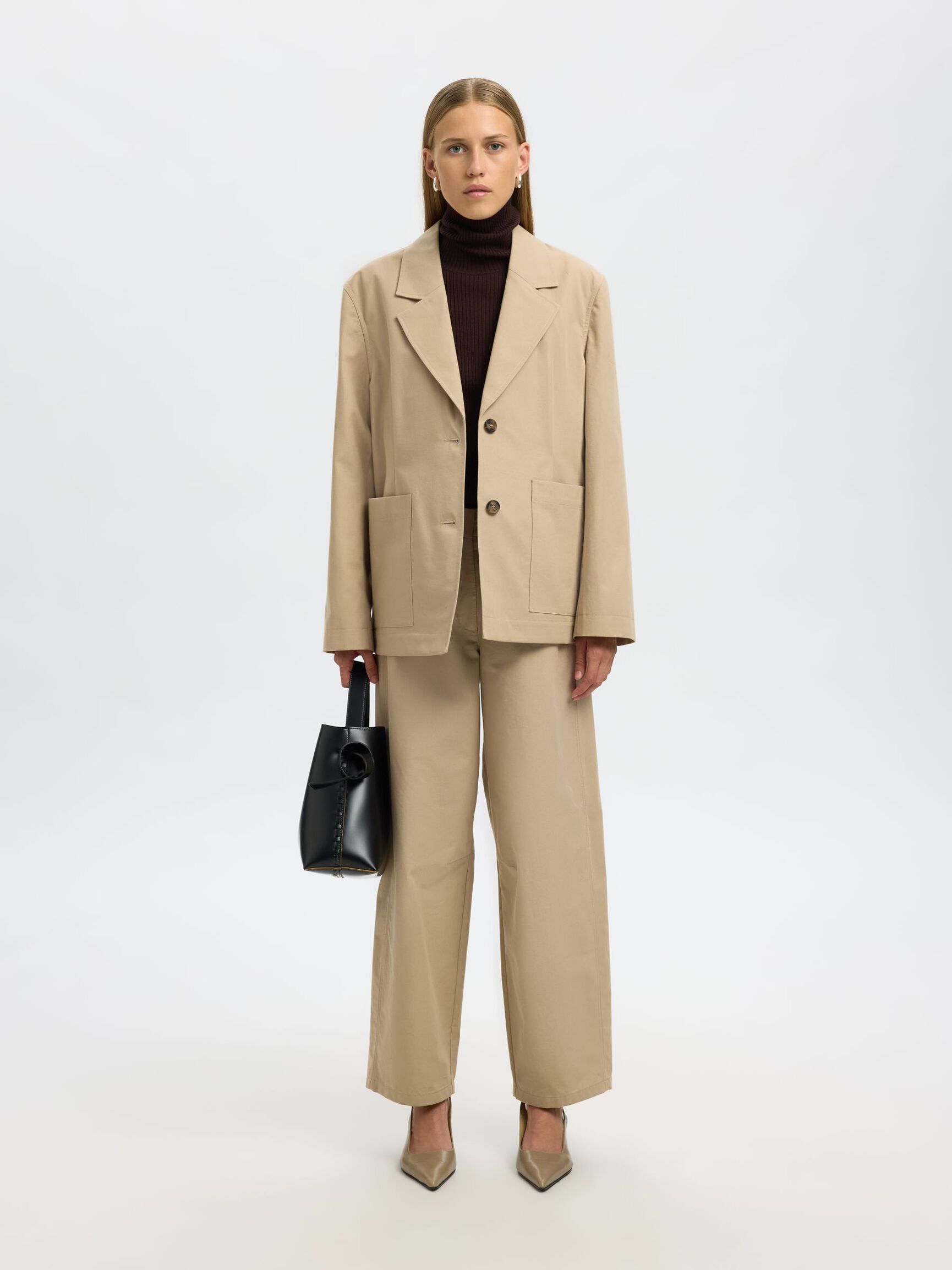 100 % MERINOULL HØYHALSET GENSER, Chocolate Torte, highres