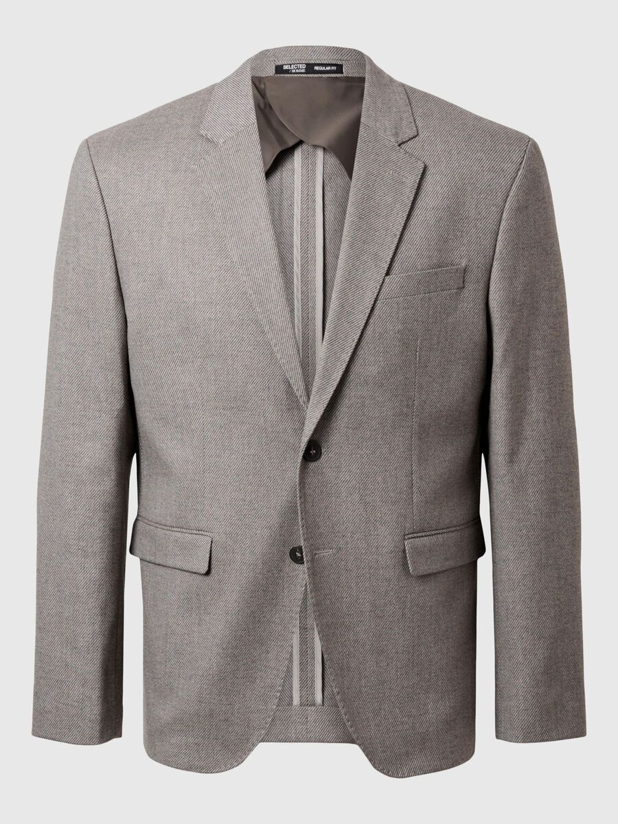 Selected REGULAR FIT BLAZER, Sand, highres - 16094881_Sand_1126841_001.jpg