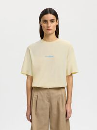 REGULAR FIT PRINT T-SHIRT, Afterglow, highres