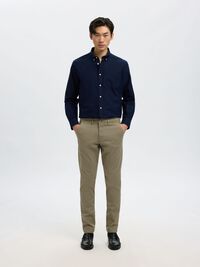 175 SLIM FIT FLEX CHINO, Ermine, highres
