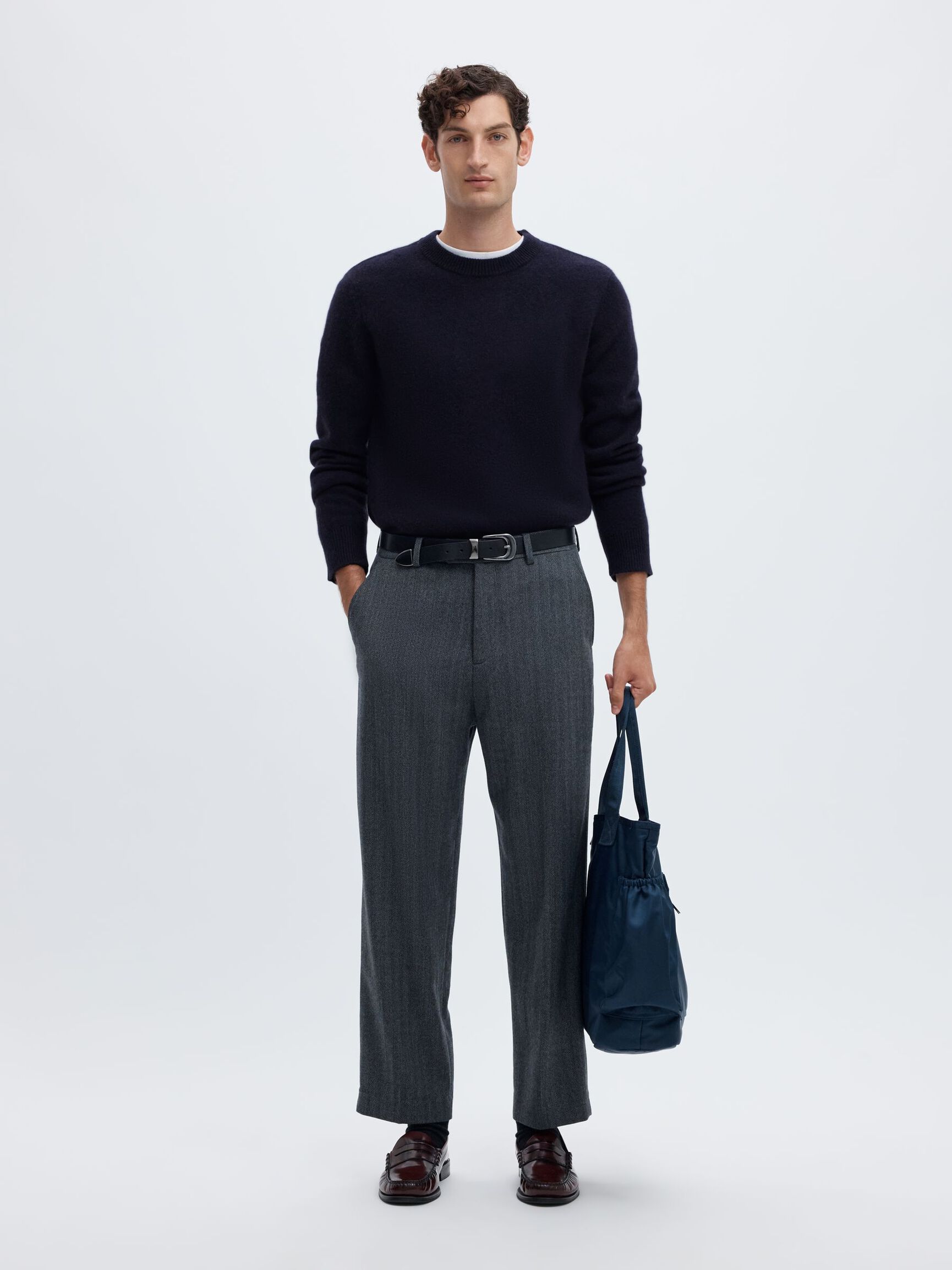 KASJMIER JUMPER, Navy Blazer, highres