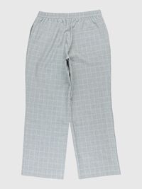 TROUSERS, Grey Melange, highres