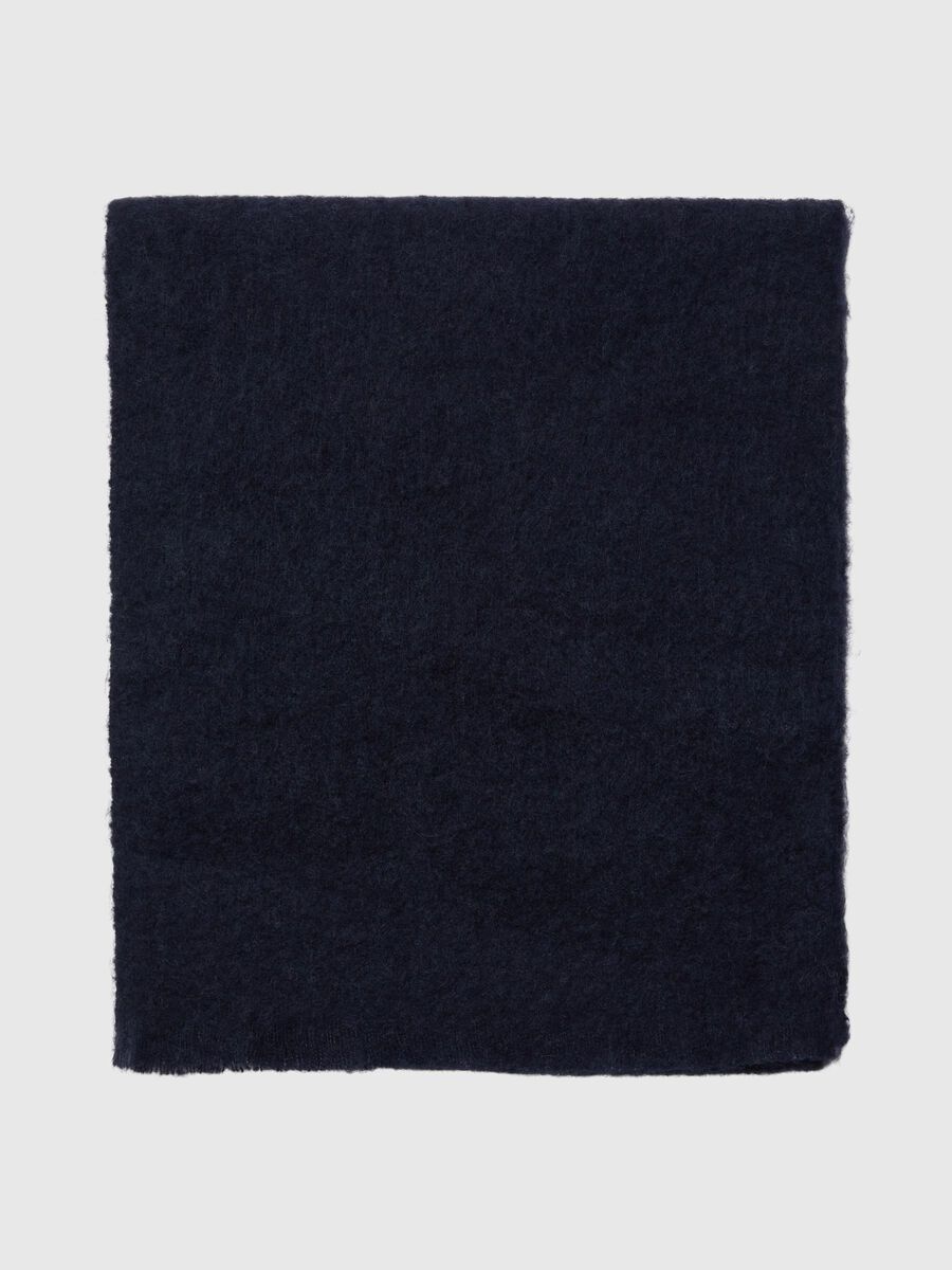 Selected CHECKED WOOL BLEND SCARF, Sky Captain, highres - 16086590_SkyCaptain_001.jpg