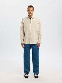 COTTON  CORDUROY SHIRT, Moonstruck, highres