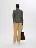 Selected VISCOSE BLEND HALF ZIP SWEATSHIRT, Forest Night, highres - 16094477_ForestNight_004.jpg