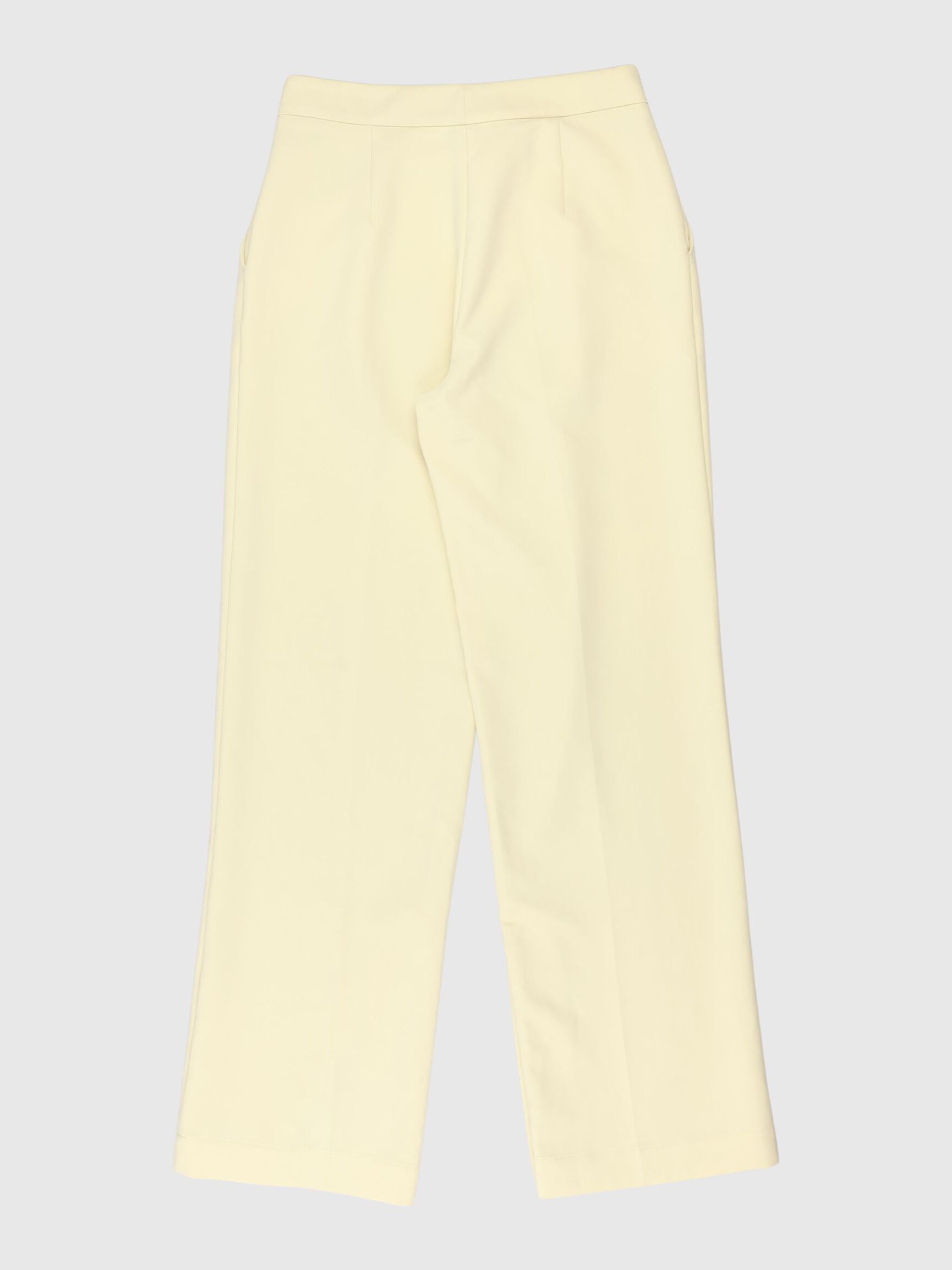 FLARED TROUSERS, Double Cream, highres