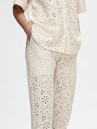 LACE TROUSERS, Sandshell, highres