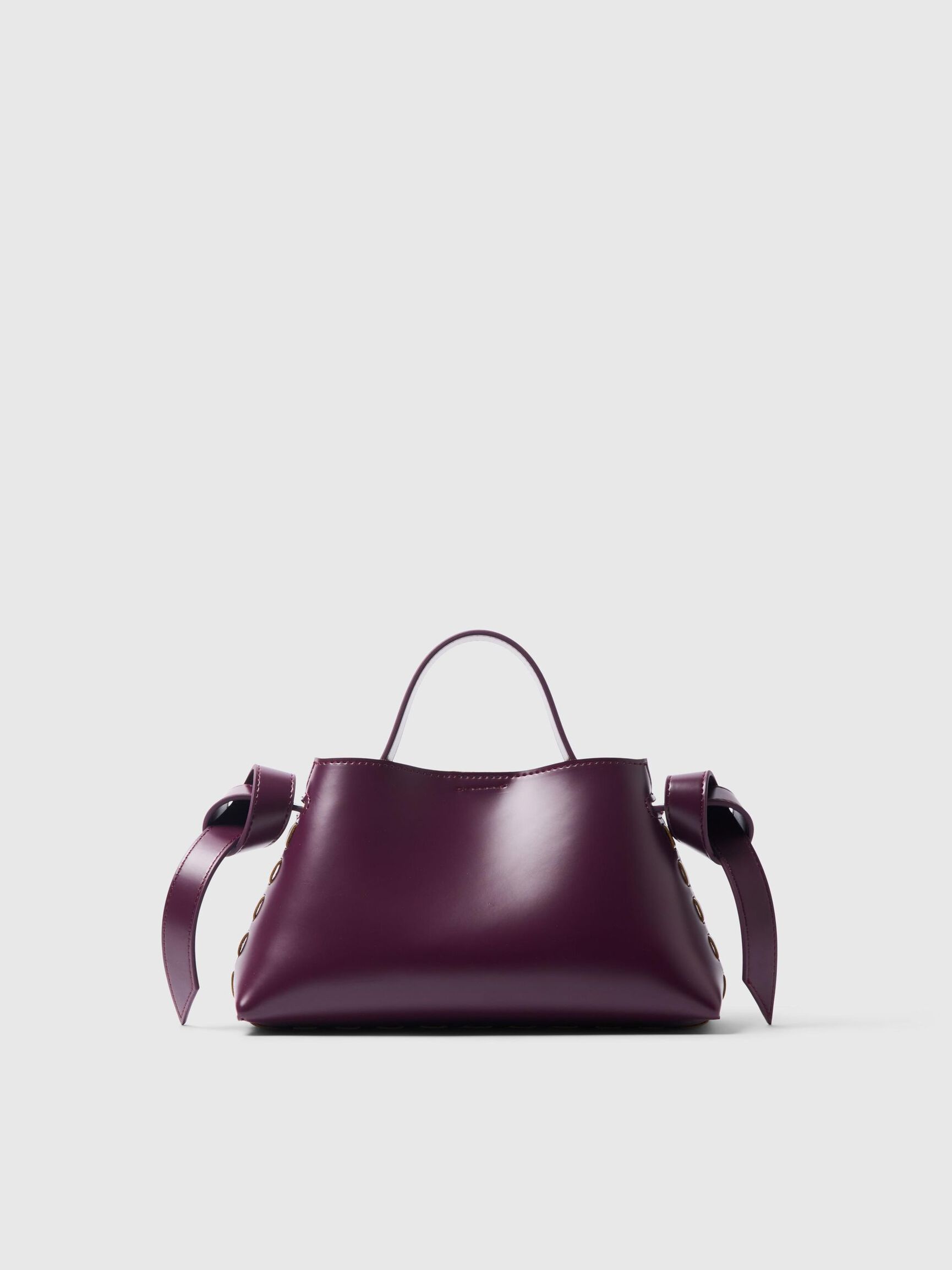 SMALL LEATHER BAG, Fig, highres