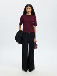 GLITTER KNITTED TOP, Fig, highres