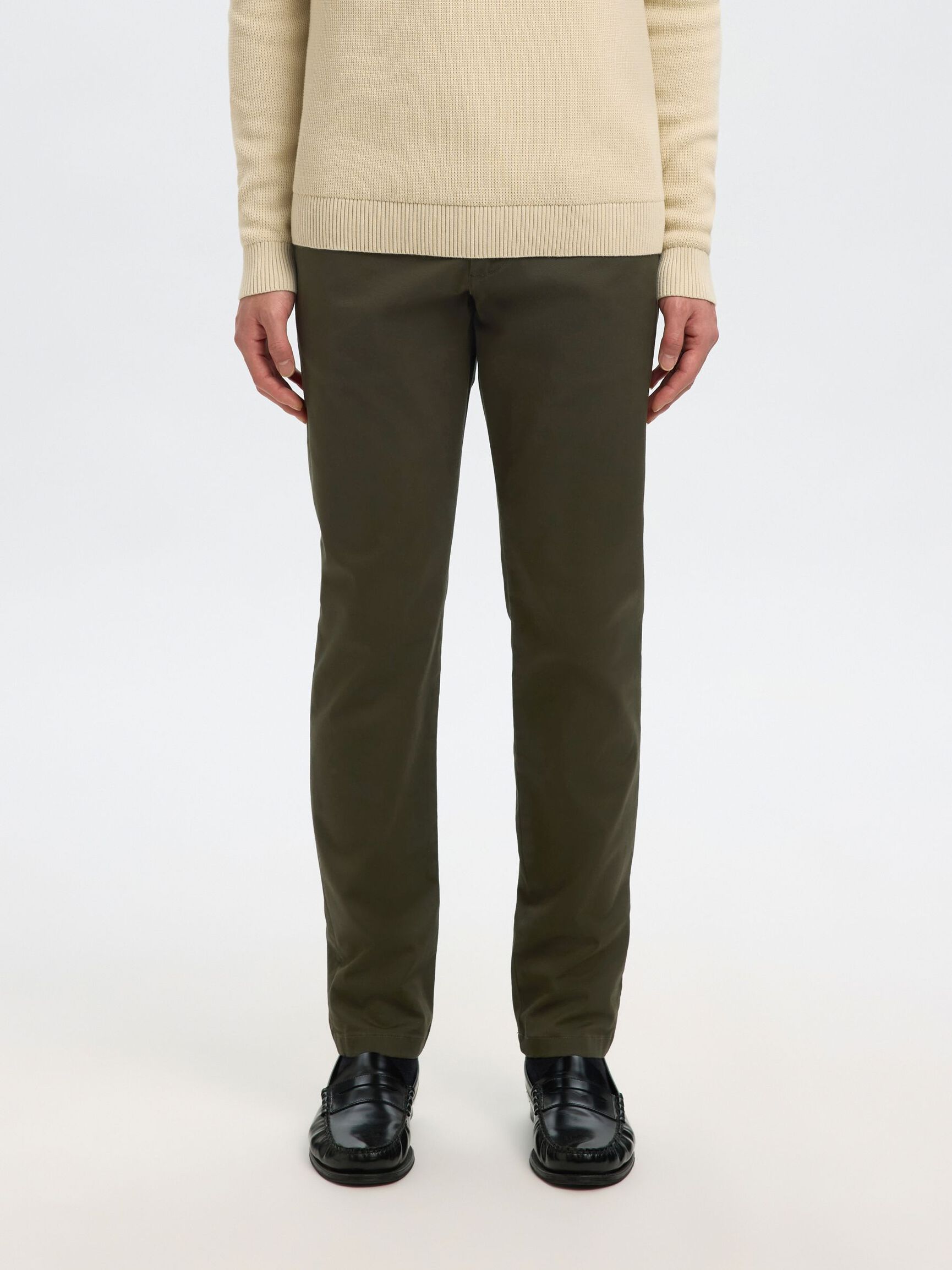 175 SLIM FIT FLEX CHINOS, Forest Night, highres