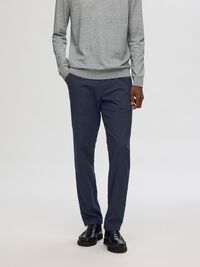 175 SLIM FIT BRUSHED CHINO, Dark Sapphire, highres