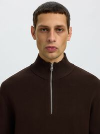 HALF ZIP PULLOVER, Delicioso, highres