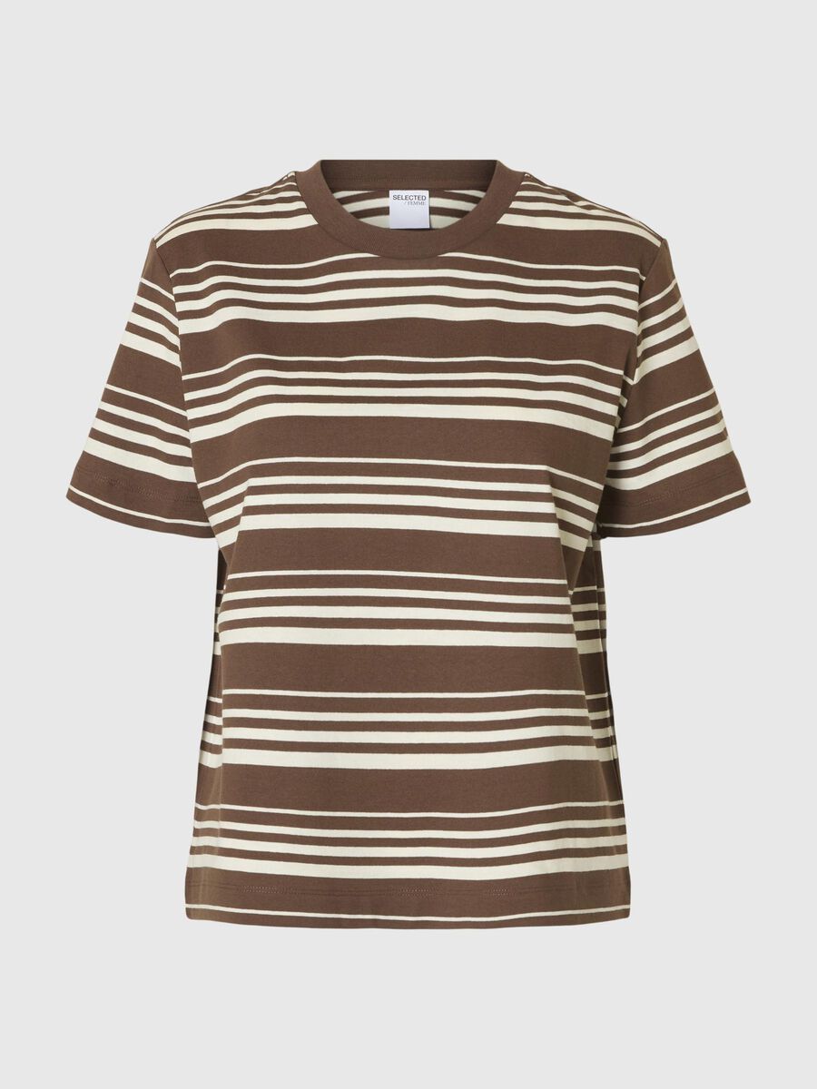 Selected BOXY FIT T-SHIRT, Chestnut, highres - 16099323_Chestnut_1221914_001.jpg