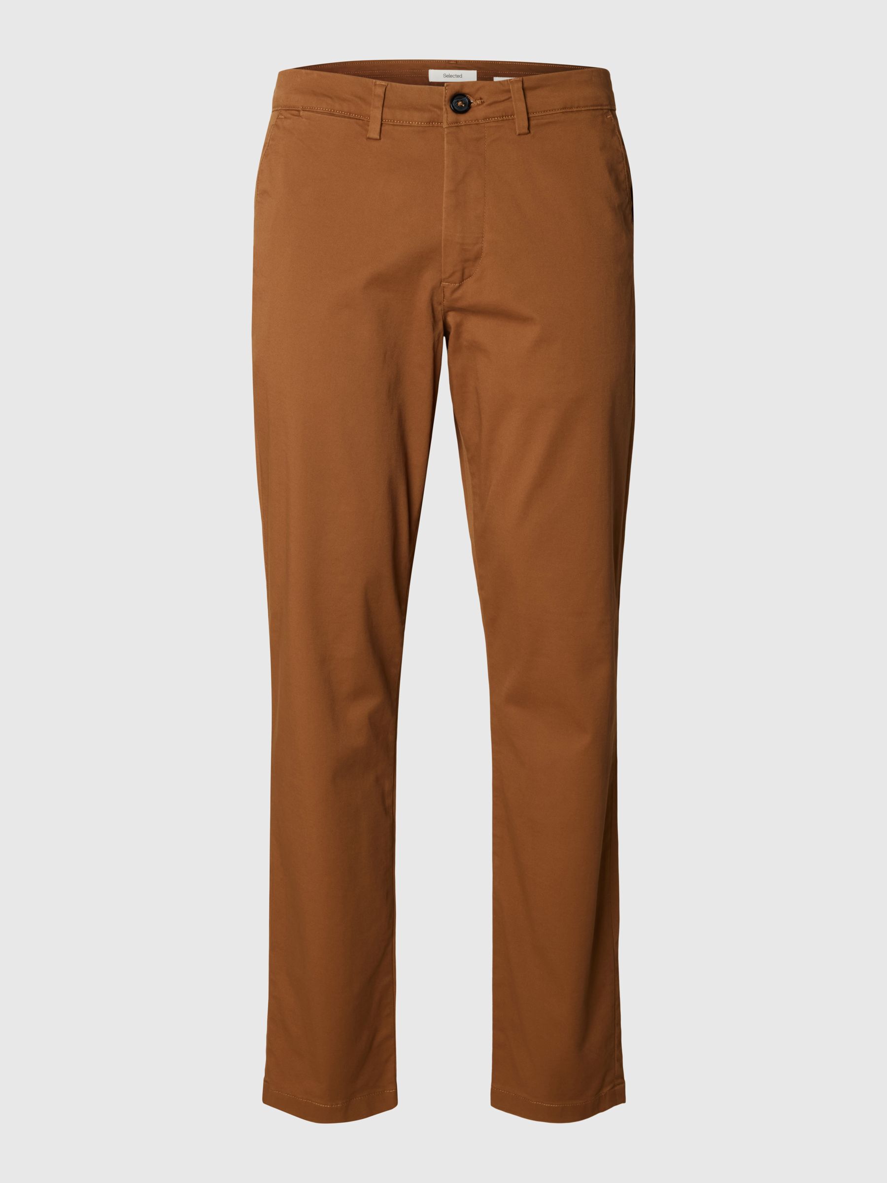 175 SLIM FIT FLEX CHINOS, Toffee, highres