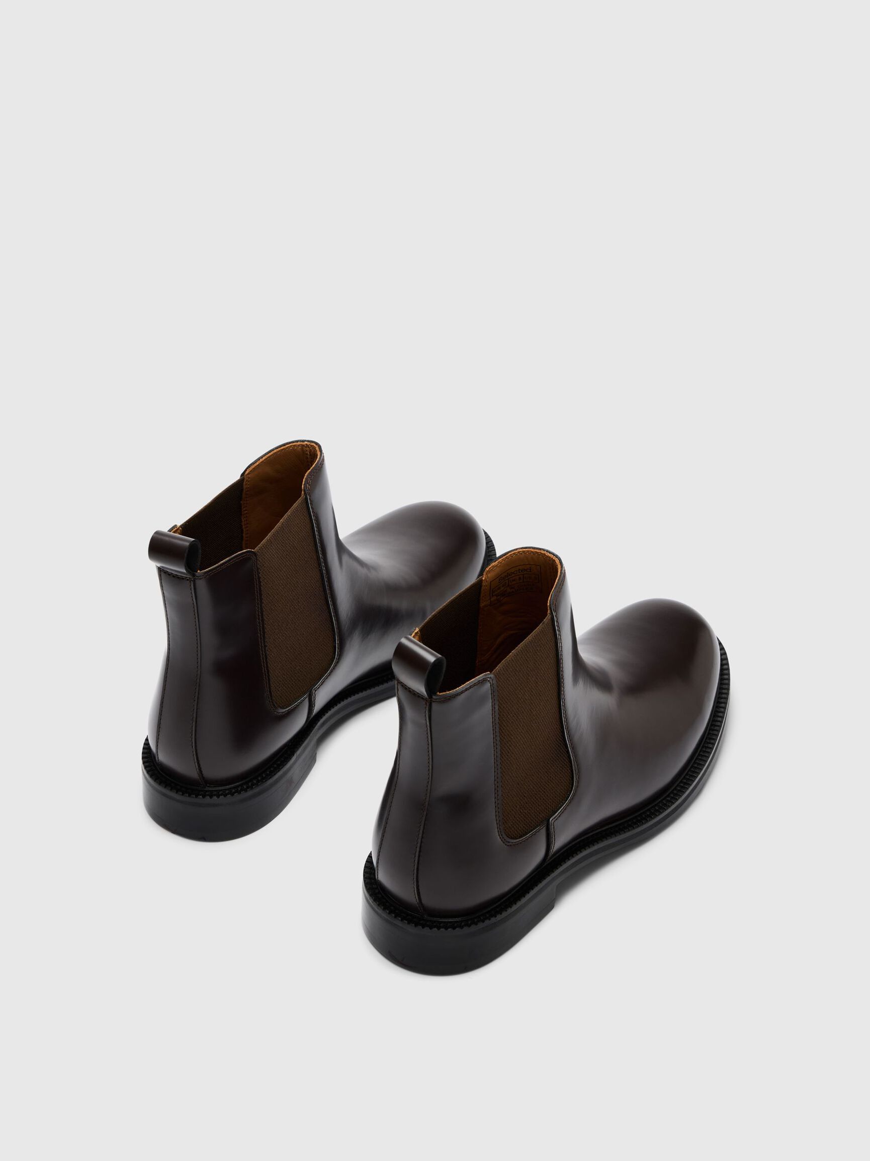 LEATHER CHELSEA BOOTS, Demitasse, highres