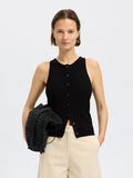 Selected KNITTED SLEEVELESS TOP, Black, highres - 16097536_Black_008.jpg