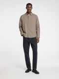 Selected LONG SLEEVED FLANNEL SHIRT, Chocolate Torte, highres - 16095733_ChocolateTorte_1143929_005.jpg