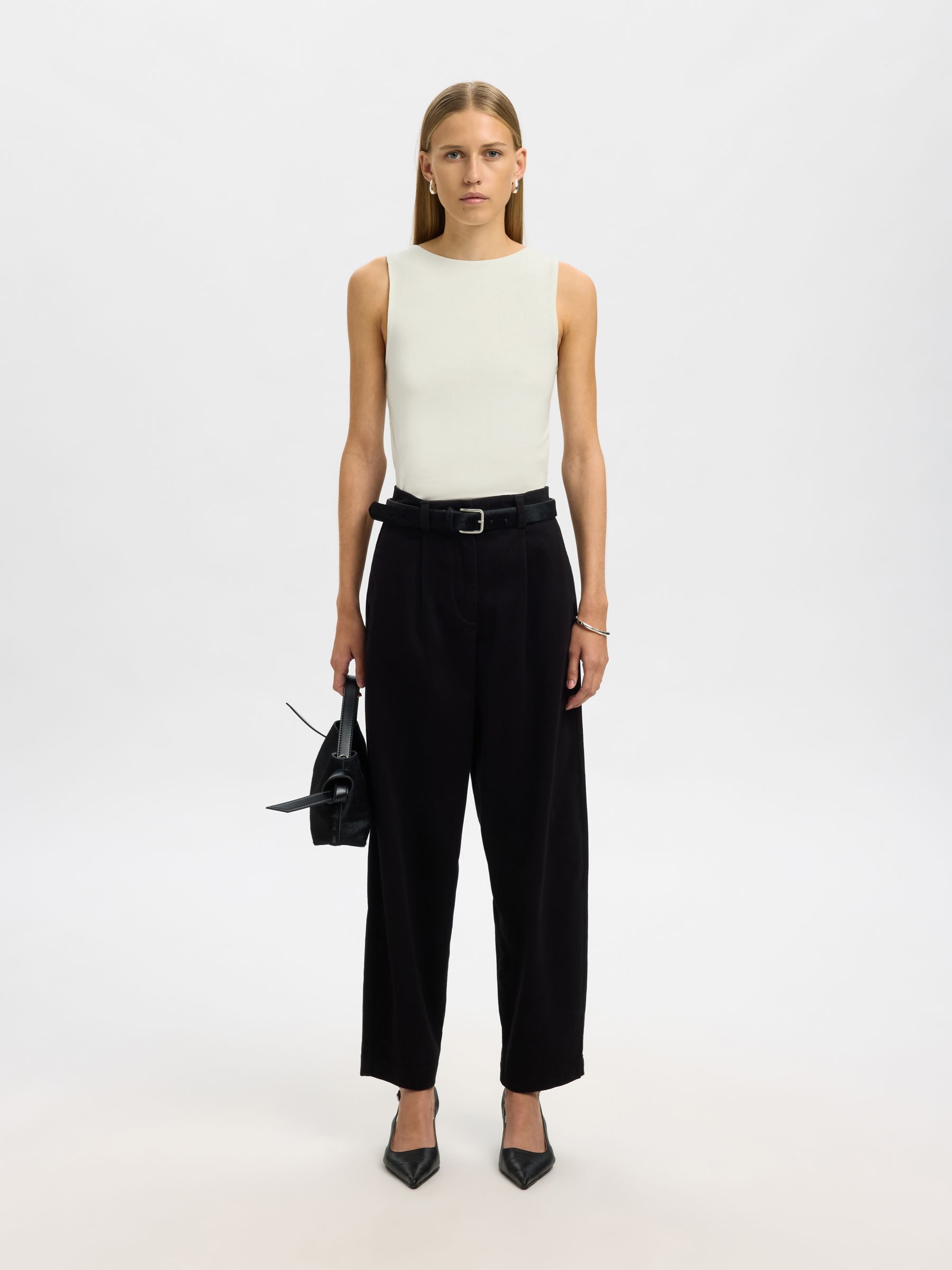 SLEEVELESS REVERSIBLE TOP, Snow White, highres