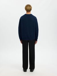 LAINE MÉLANGÉE CARDIGAN, Sky Captain, highres