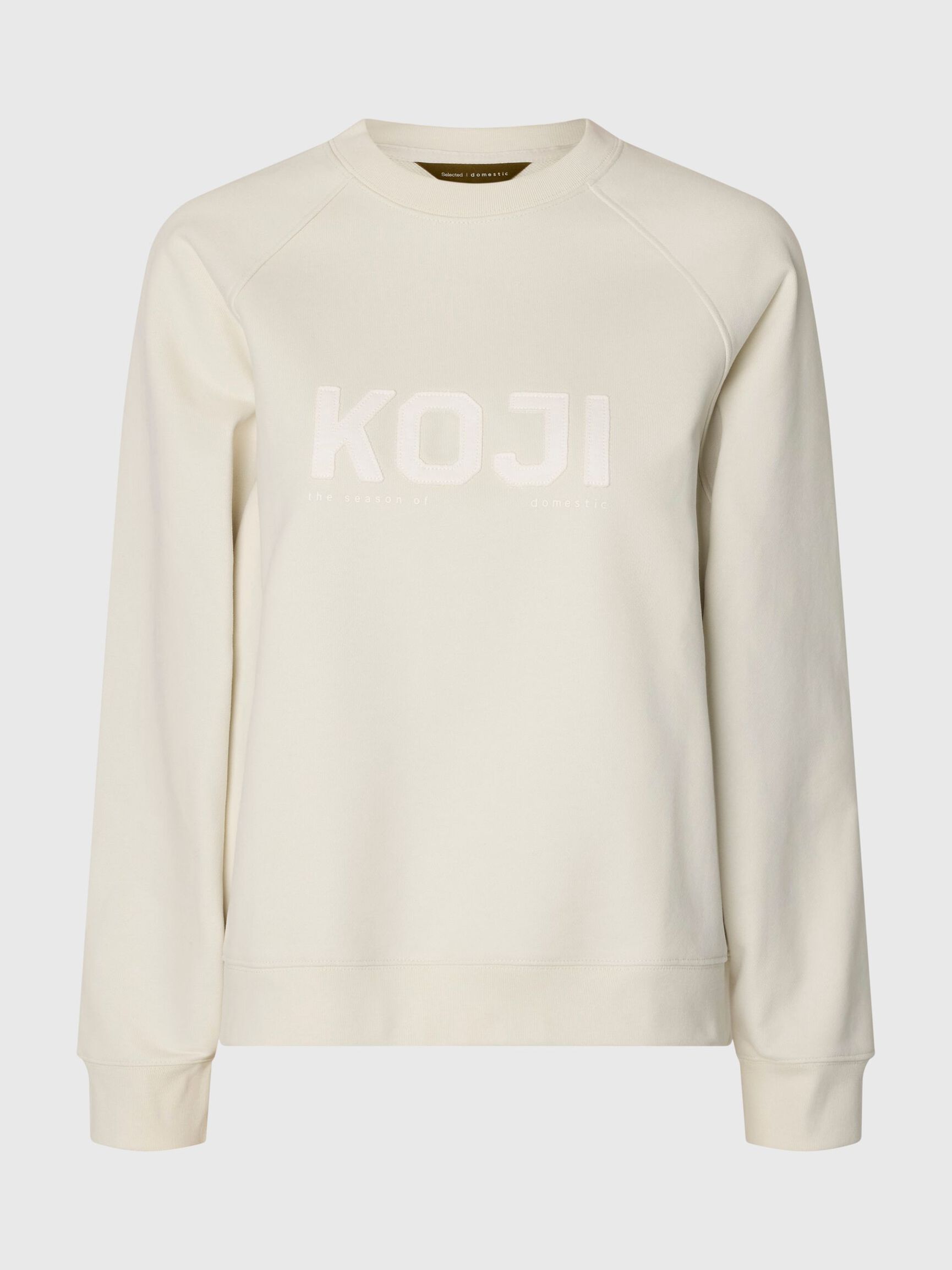ORGANIC COTTON LONG SLEEVED SWEATSHIRT, Silver Birch, highres