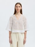 Selected BRODERIE ANGLAISE CROPPED TOP, Bright White, highres - 16097772_BrightWhite_003.jpg
