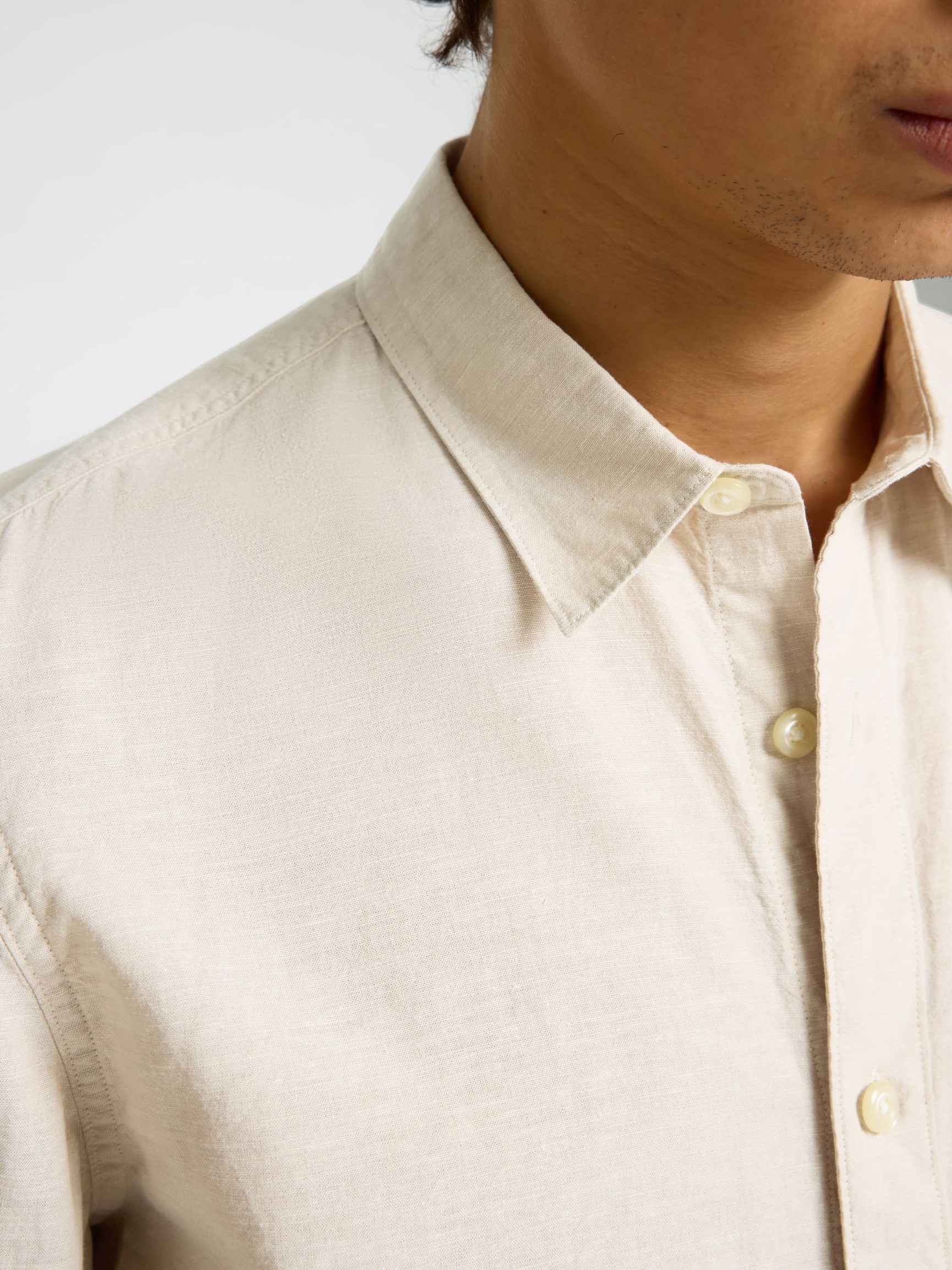 LONG SLEEVED SHIRT, Pure Cashmere, highres